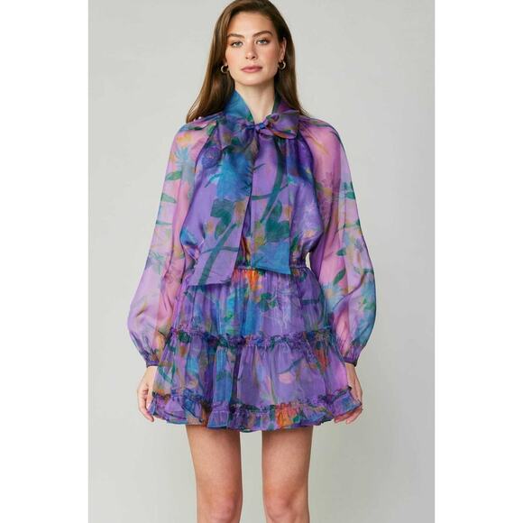 Anthropologie Current Air Must Be A Dream Mini Dress Size Small - Picture 2 of 10